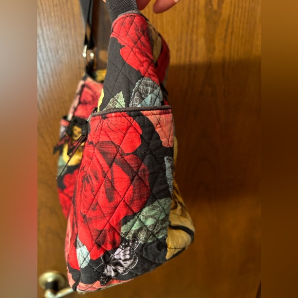 Rare Vera Bradley Havana Rose Purse Bag and Wallet - Picture 9 of 13